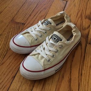 White Converse Low Top Slip-on Shoes - Women’s